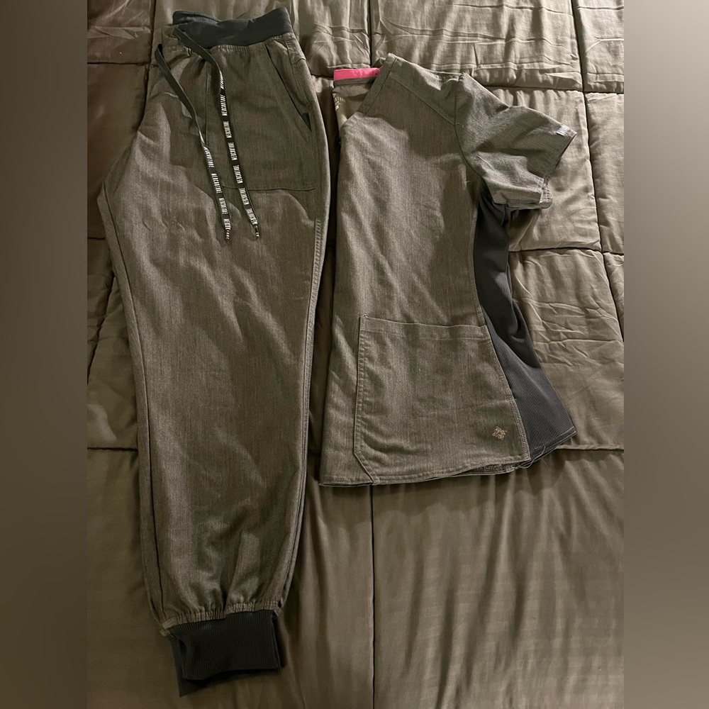 Grey scrubs